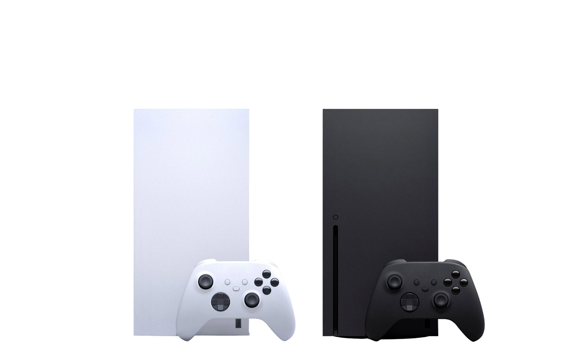 jeux-console-blancs-noirs-controleurs-fond-blanc