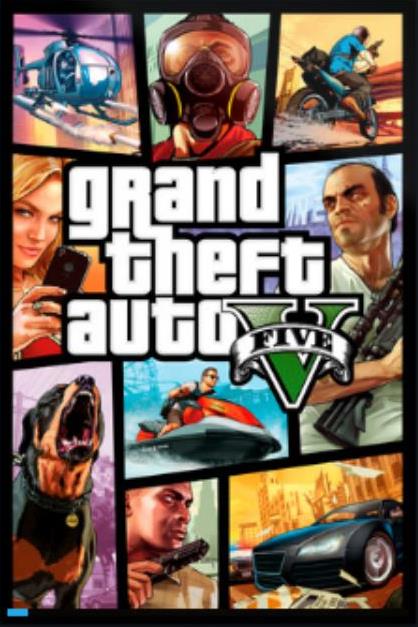 Jaquette prototype de Grand Theft Auto V