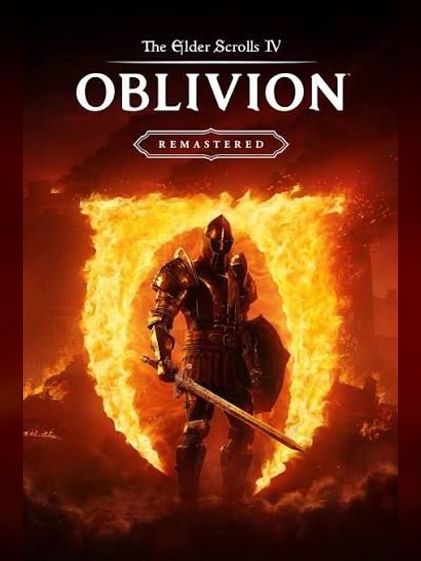 Jaquette prototype de Oblivion Remastered