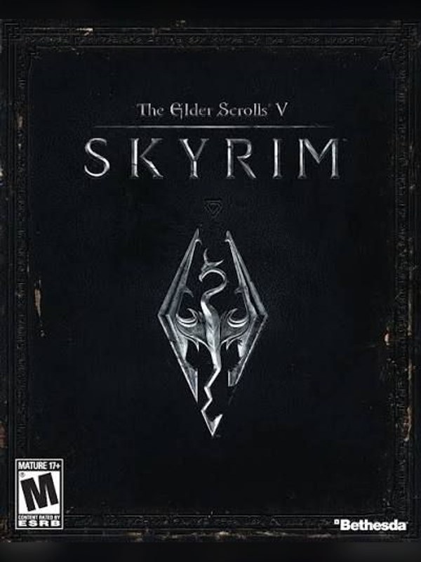 Jaquette prototype de The Elder Scrolls V: Skyrim