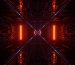 A futuristic background with colorful glowing abstract neon lights